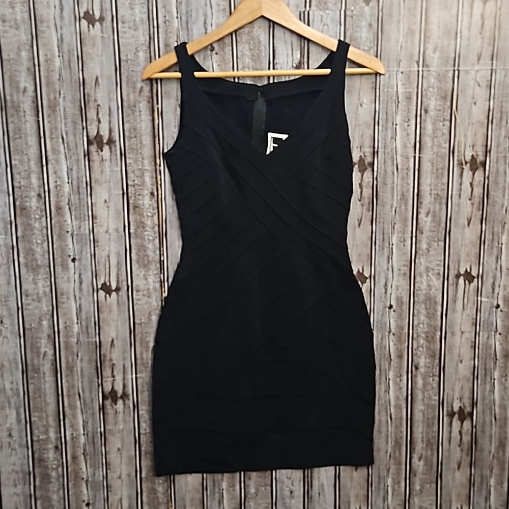 Tadashi Bodycon Little Black Dress Sz. Small